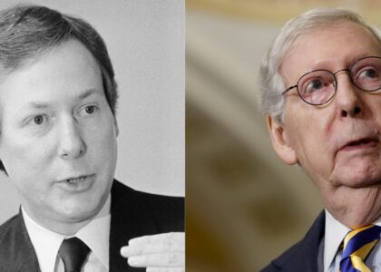 Mitch McConnell Politics Wealth Health and Frozen speech Moments young old